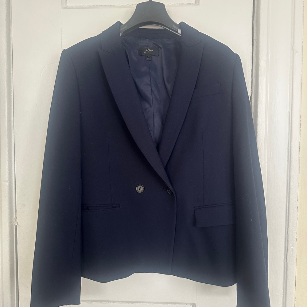 Never worn JCrew navy blazer
